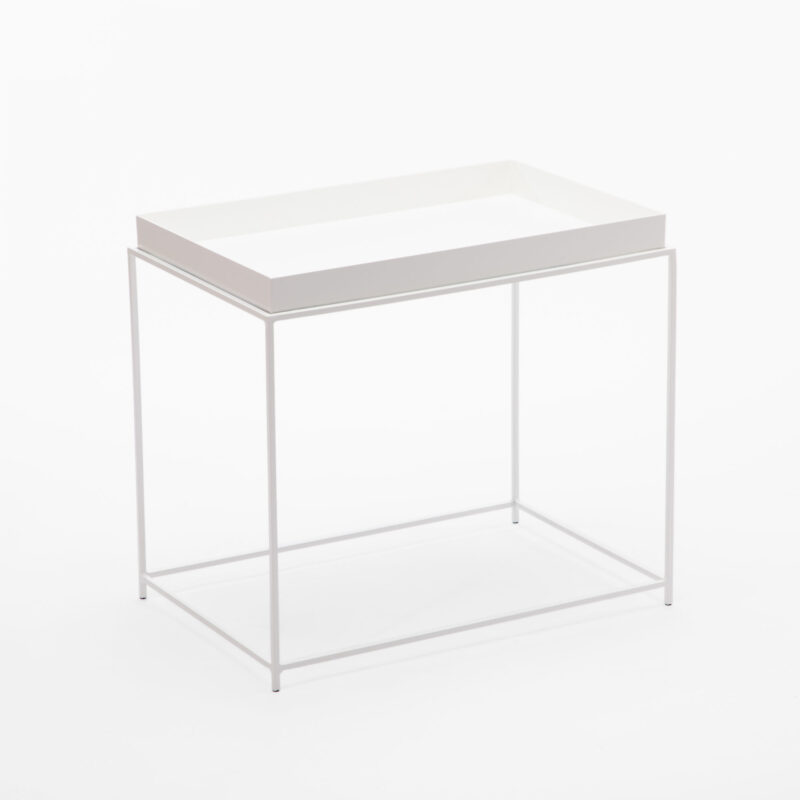 POWDER COATED STEEL SQUARE COFFEE TABLE